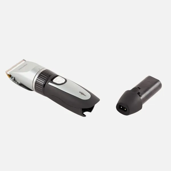 Pet Hair Clippers Titanium Ceramic Blade 35w Extra Battery 90min Use 4 Combs Cable