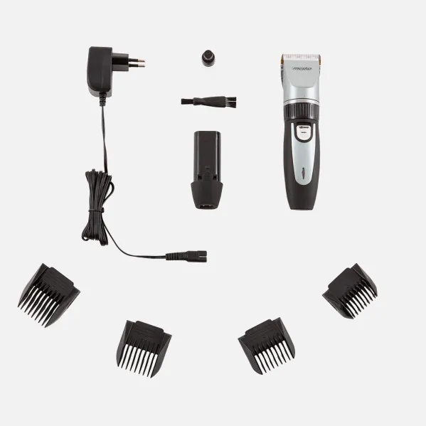 Cortapelos Mascotas Titanio Hoja Ceramica 35w Bateria Extra Uso 90min 4 Peines Cable