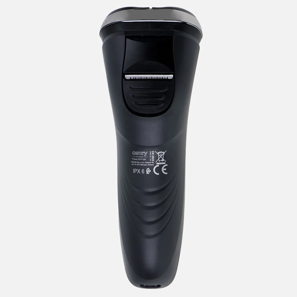 Afeitadora 3 Cabezales 60min Uso Impermeable Ipx6 Carga 1'5h Lcd Recortador Barba Plegab.
