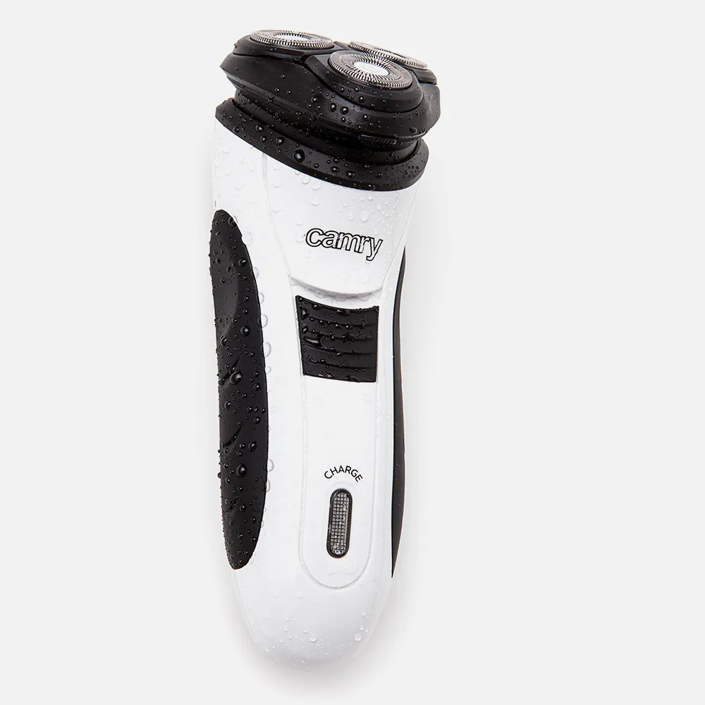 Afeitadora 3 Cabezales Ajuste Autom. Cara Y Cuello Recortadora Extensible Indicador Carga