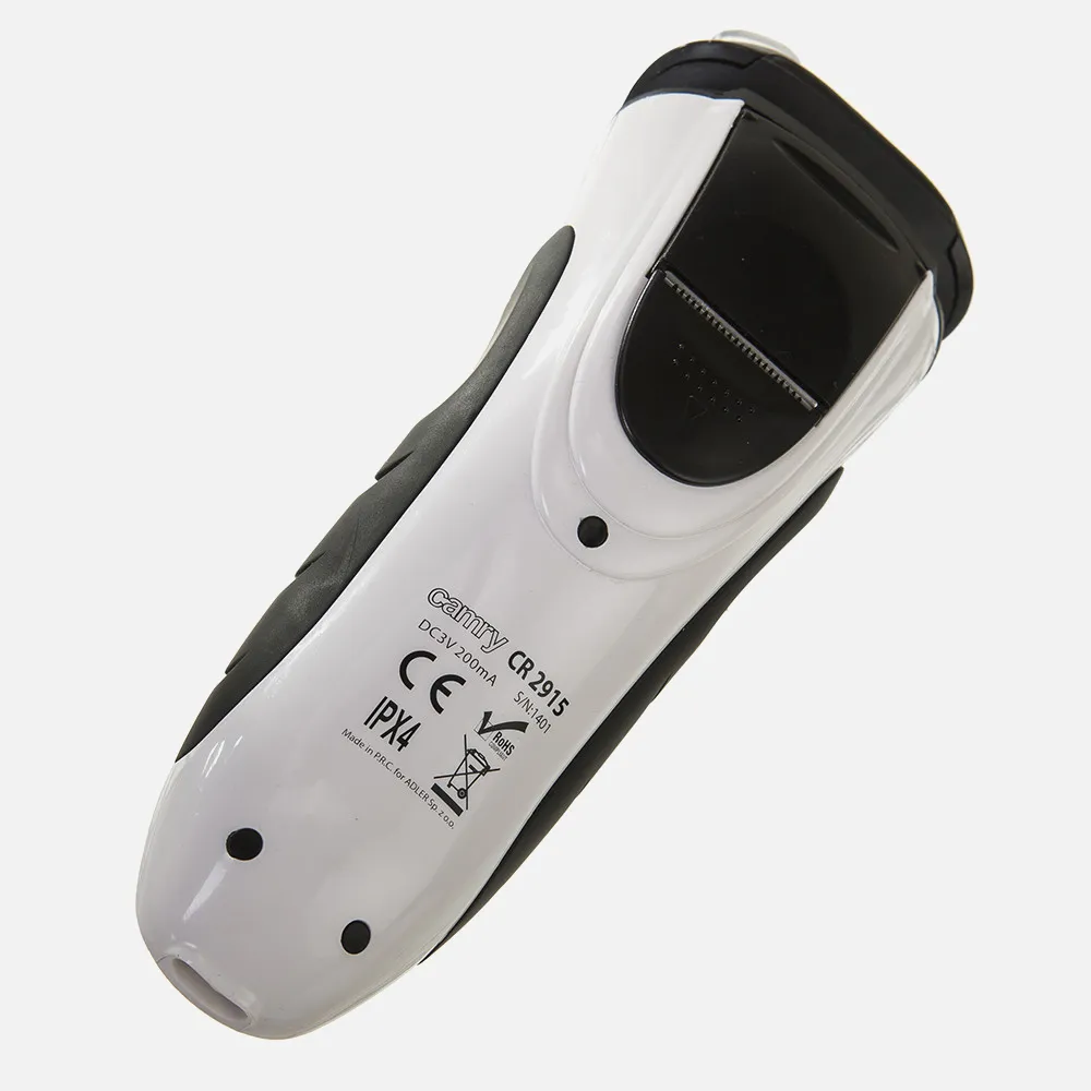 Afeitadora 3 Cabezales Ajuste Autom. Cara Y Cuello Recortadora Extensible Indicador Carga