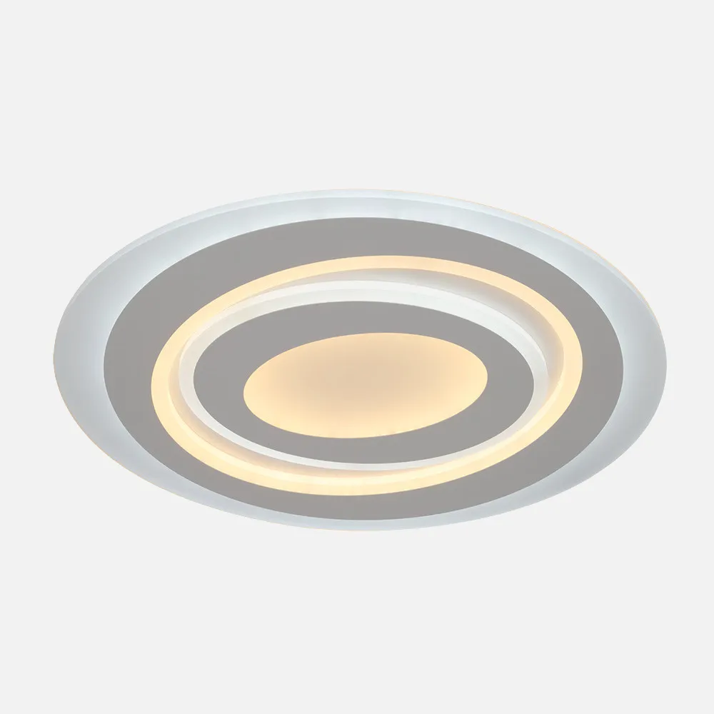 Plafon Singapur 96w 3000-4000-6500k Blanco 7200Lm 5x52x40 Cm Regulable,memoria Y C.remoto