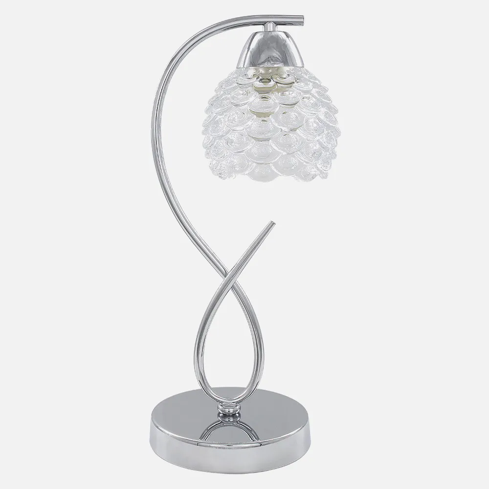 155071020 - Candeeiro de mesa Bagan 1xe14 Cromo 39x15x17 Cm