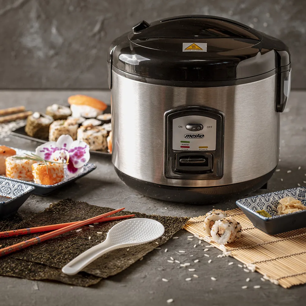 Olla Para Arroz 1.5l C/taza Y Cucharitas Y Pies  Antideslizantes