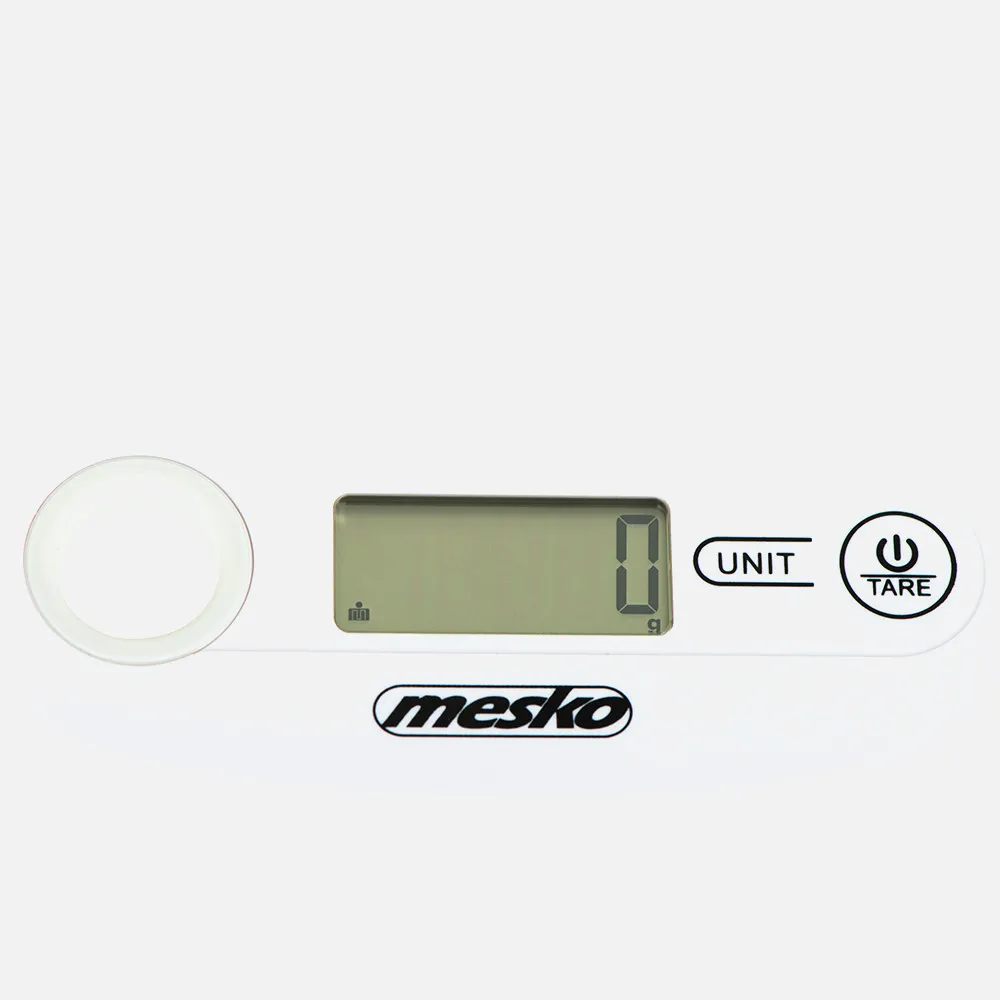 Bascula Cocina Lcd Sin Cuenco Cap.max. 5g Naranja Apagado Automatico Orificio Para Colgar