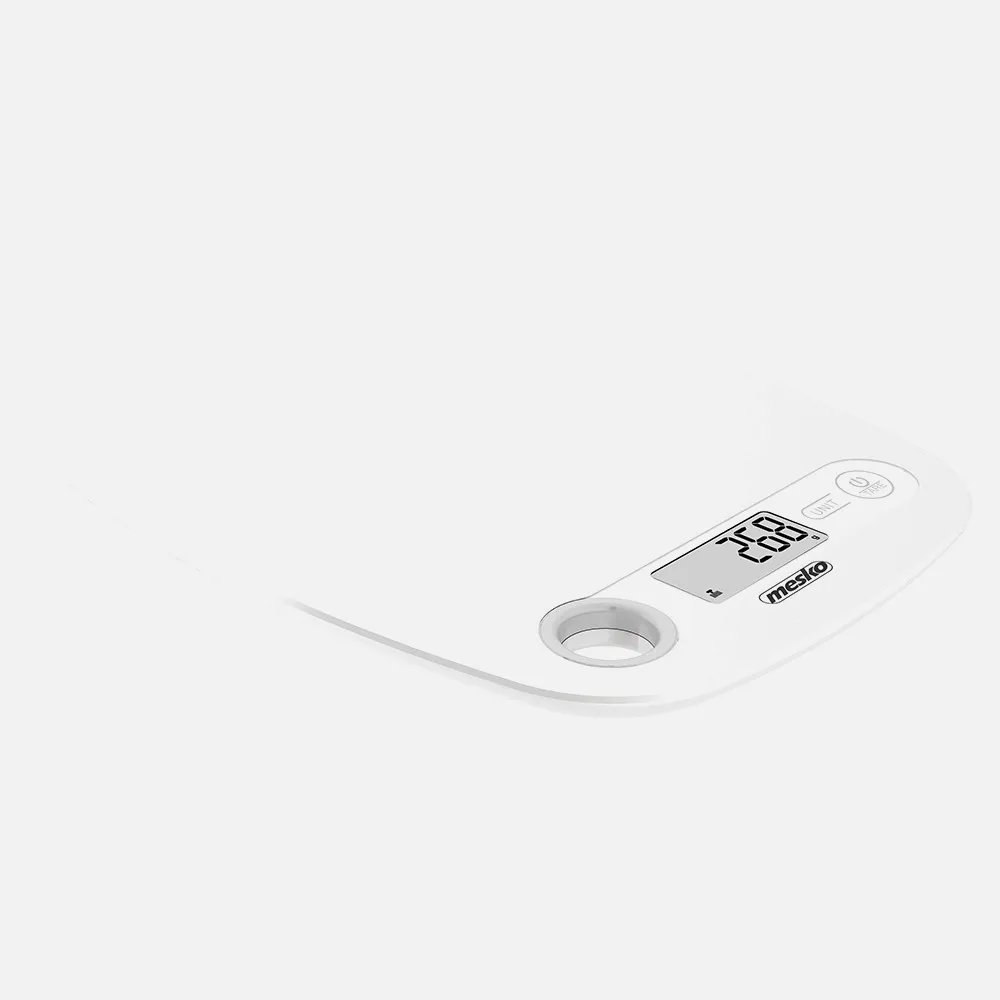 Bascula Cocina Lcd Sin Cuenco Cap.max. 5g Naranja Apagado Automatico Orificio Para Colgar
