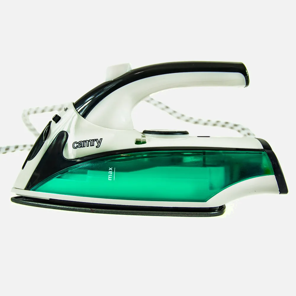 Plancha Viaje Pie Antiadherente 1500w Asa Plegable Tamaño Compacto Control Temperatura