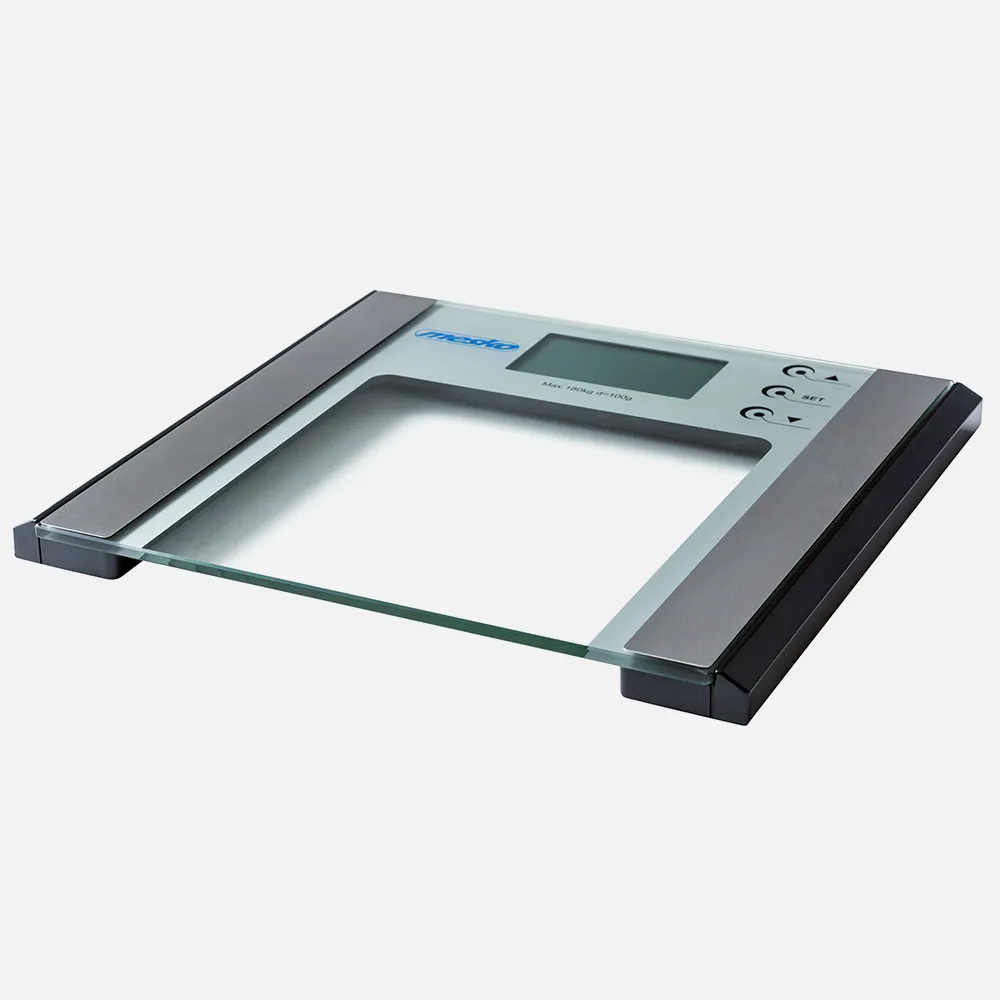 Bascula Baño Electron. Max 180kg Imc Y Varios Apagado Automat. Lcd Grande 12 Memorias