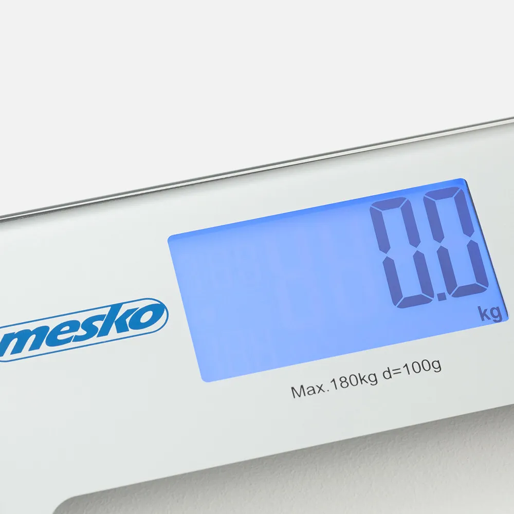 Bascula Baño Electron. Max 180kg Imc Y Varios Apagado Automat. Lcd Grande 12 Memorias