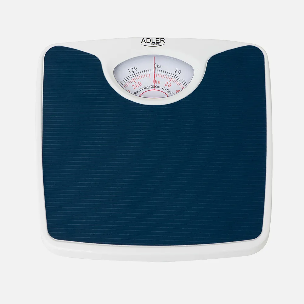 Bascula Baño Mecanica Max 130kg Azul Precis. 1kg
