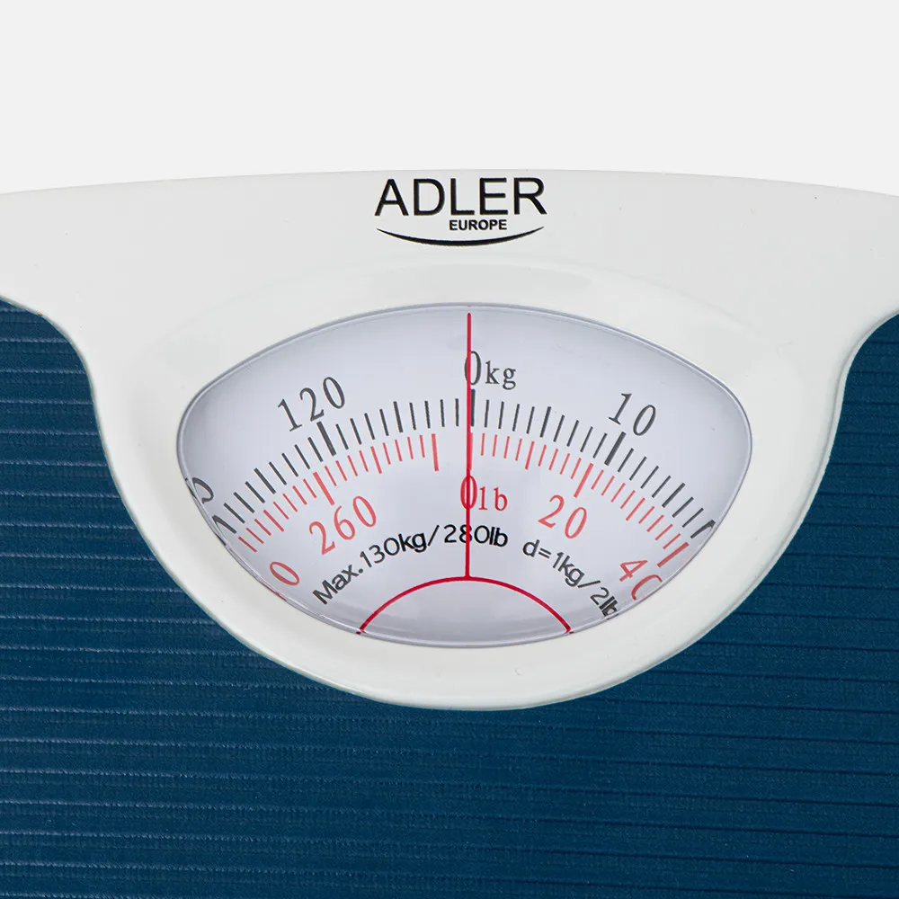 Bascula Baño Mecanica Max 130kg Azul Precis. 1kg
