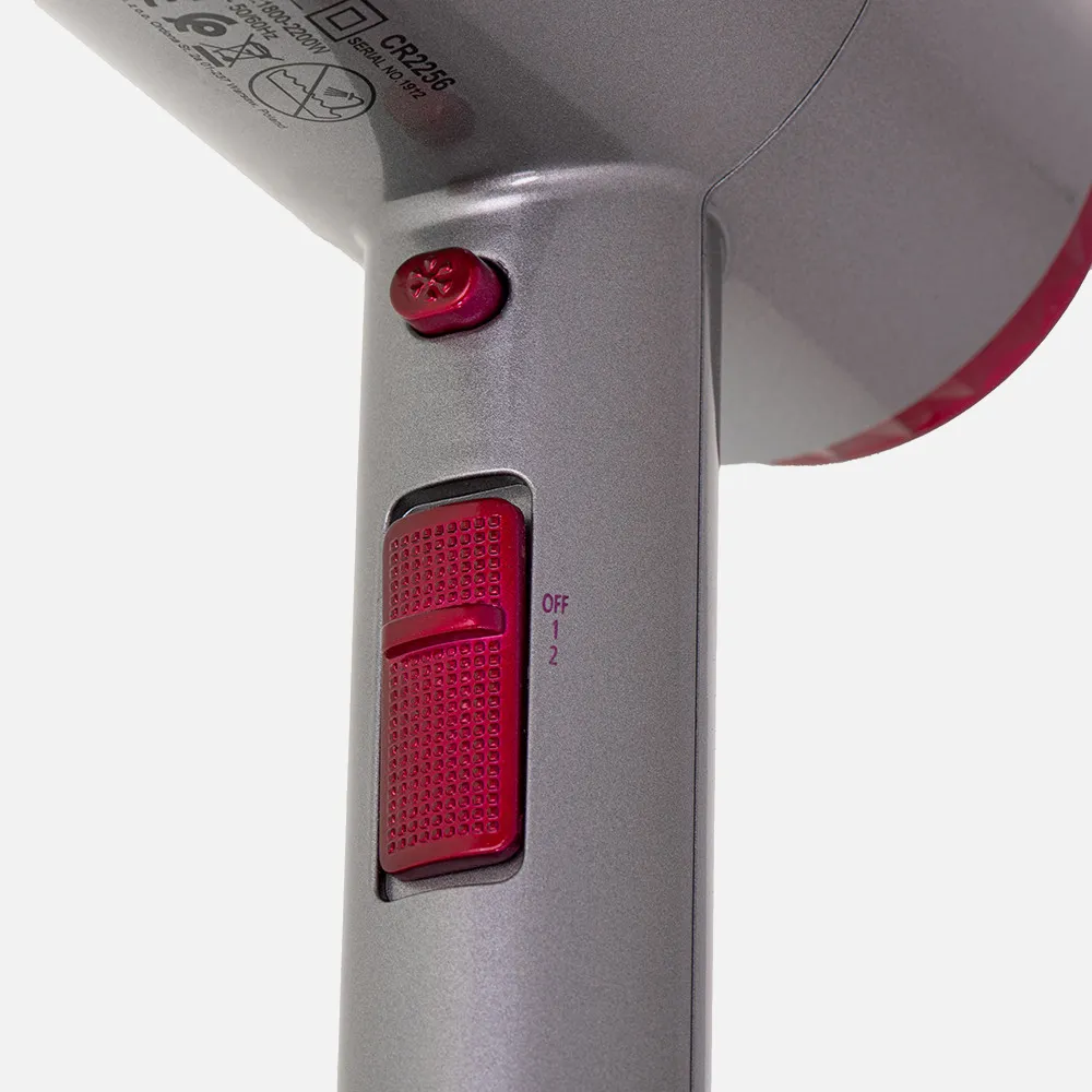 Secador 2200w 2 Niv. Fuerza/temperatura Aire Frio Concentrador Aire Asa Colgante Moderno