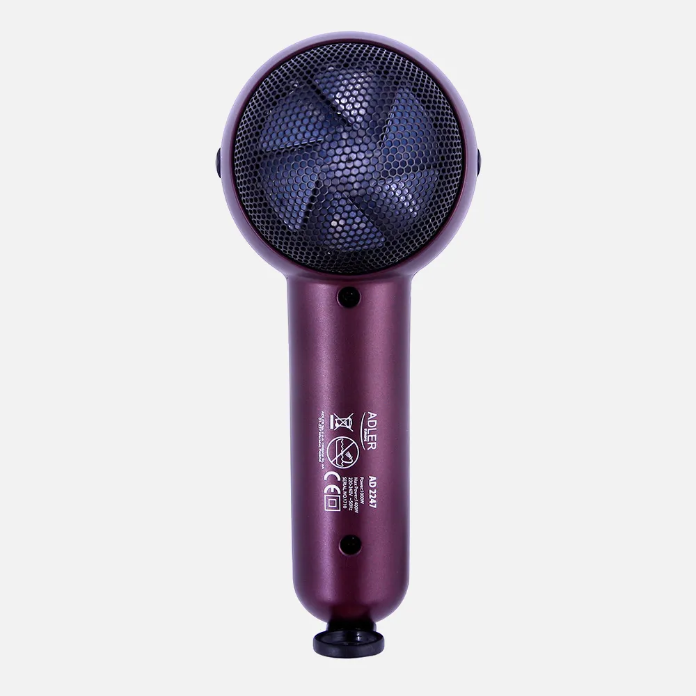 Secador 1400w 2 Niveles Potencia Compacto Asa Colgante Silencioso C/concentrador