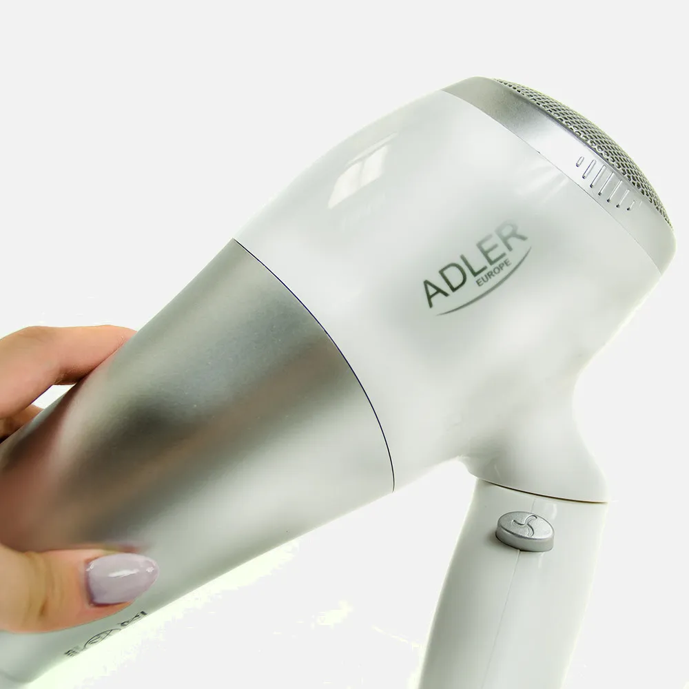 Secador 2200w 2 Niv. Fuerza Aire Frio Asa Plegable Y Colgante Concentrador Aire