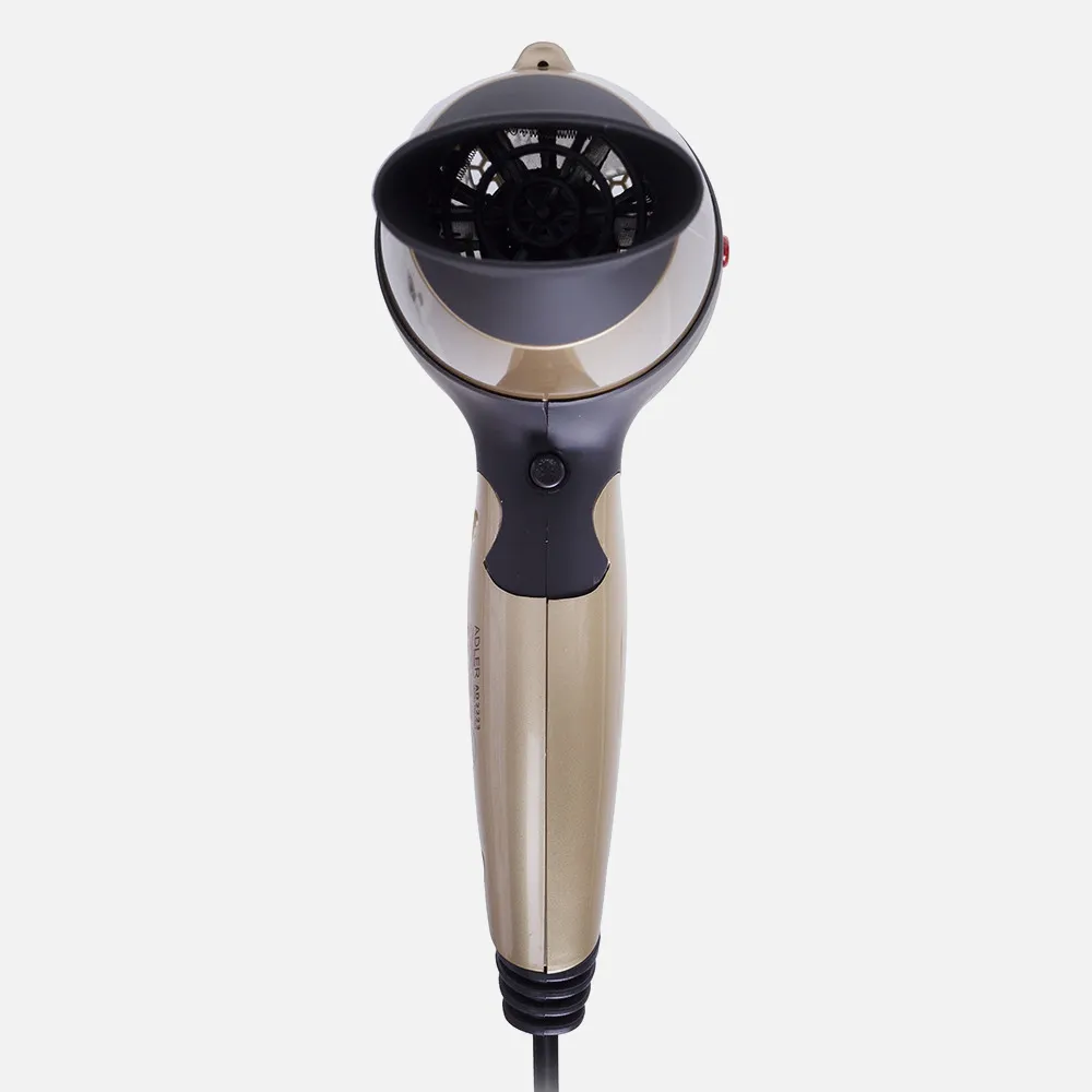 Secador 1600w 2 Niv. Fuerza/temperatura Aire Frio Asa Plegable Y Colgante Tapa De Goma