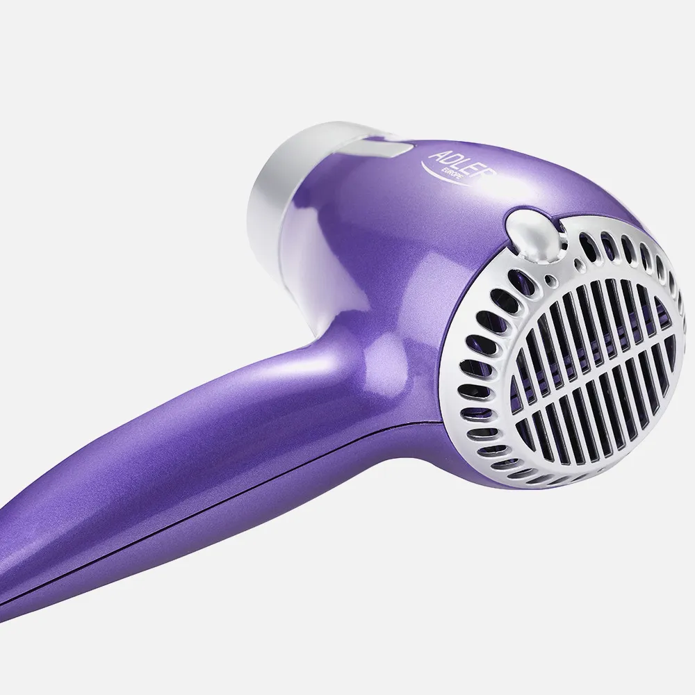 Secador 1500w 2 Niv. Fuerza 3 Niv. Temperatura Aire Frio Concentrador Filtro Extraible