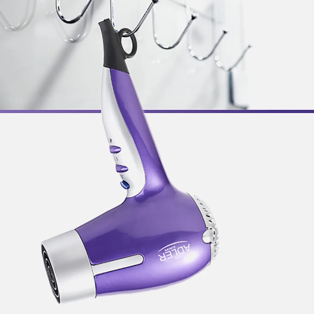 Secador 1500w 2 Niv. Fuerza 3 Niv. Temperatura Aire Frio Concentrador Filtro Extraible