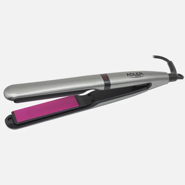 Plancha De Pelo C/placas Ceramica 140ºc-220ºc 45w Max. 250w Bordes Redondeados