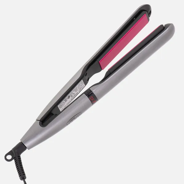 Plancha De Pelo C/placas Ceramica 140ºc-220ºc 45w Max. 250w Bordes Redondeados
