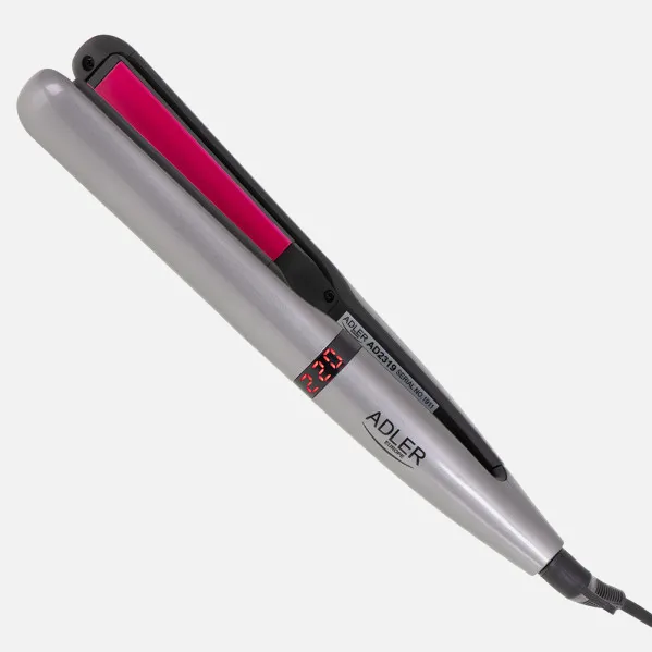 Plancha De Pelo C/placas Ceramica 140ºc-220ºc 45w Max. 250w Bordes Redondeados