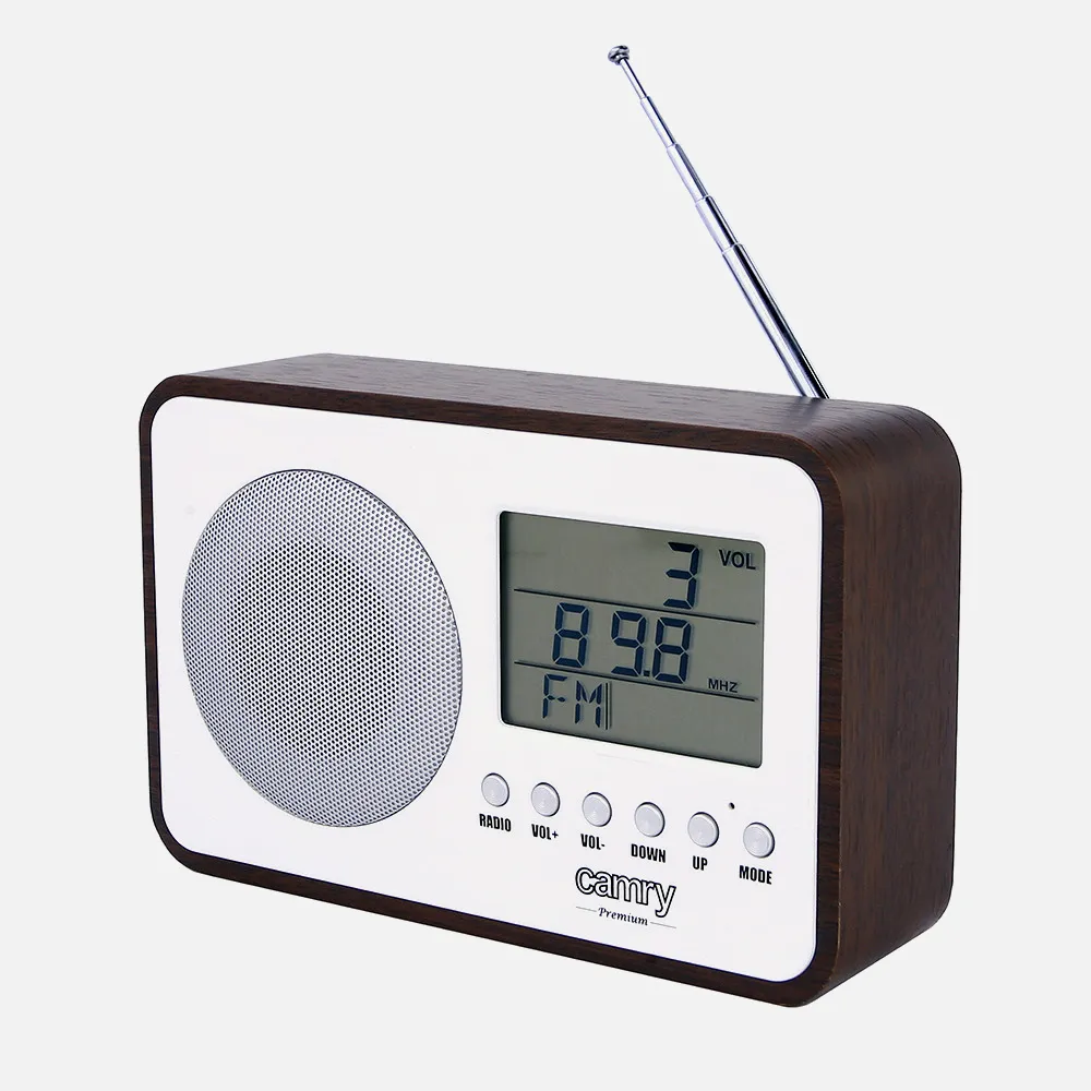Radio Fm Digital Reloj Despertador Antena Telesc. Sintonizador Autom. Y Manual Cable Usb