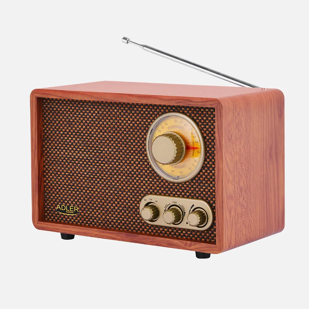 Radio Retro C/bluetooth Am/fm Ajuste Graves/agudos Conex. Inalambrica Telefono Tablet O Pc