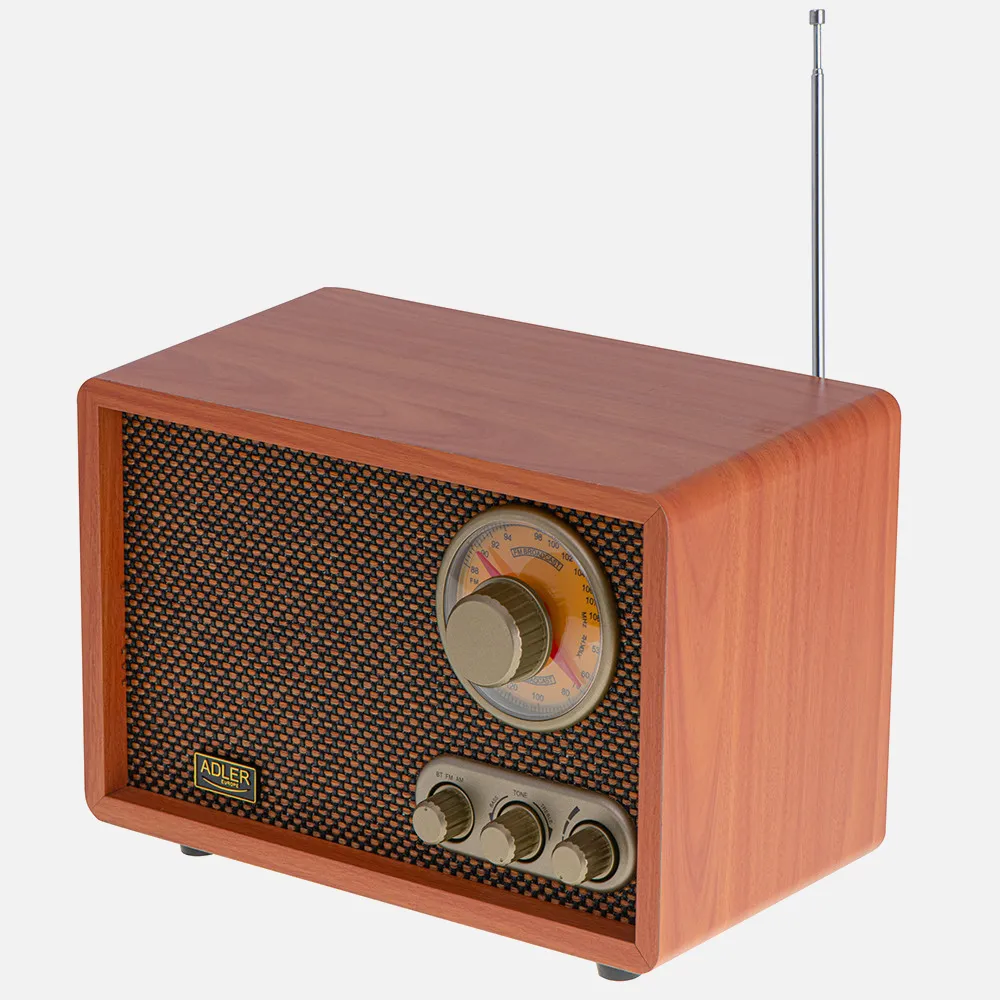 Radio Retro C/bluetooth Am/fm Ajuste Graves/agudos Conex. Inalambrica Telefono Tablet O Pc