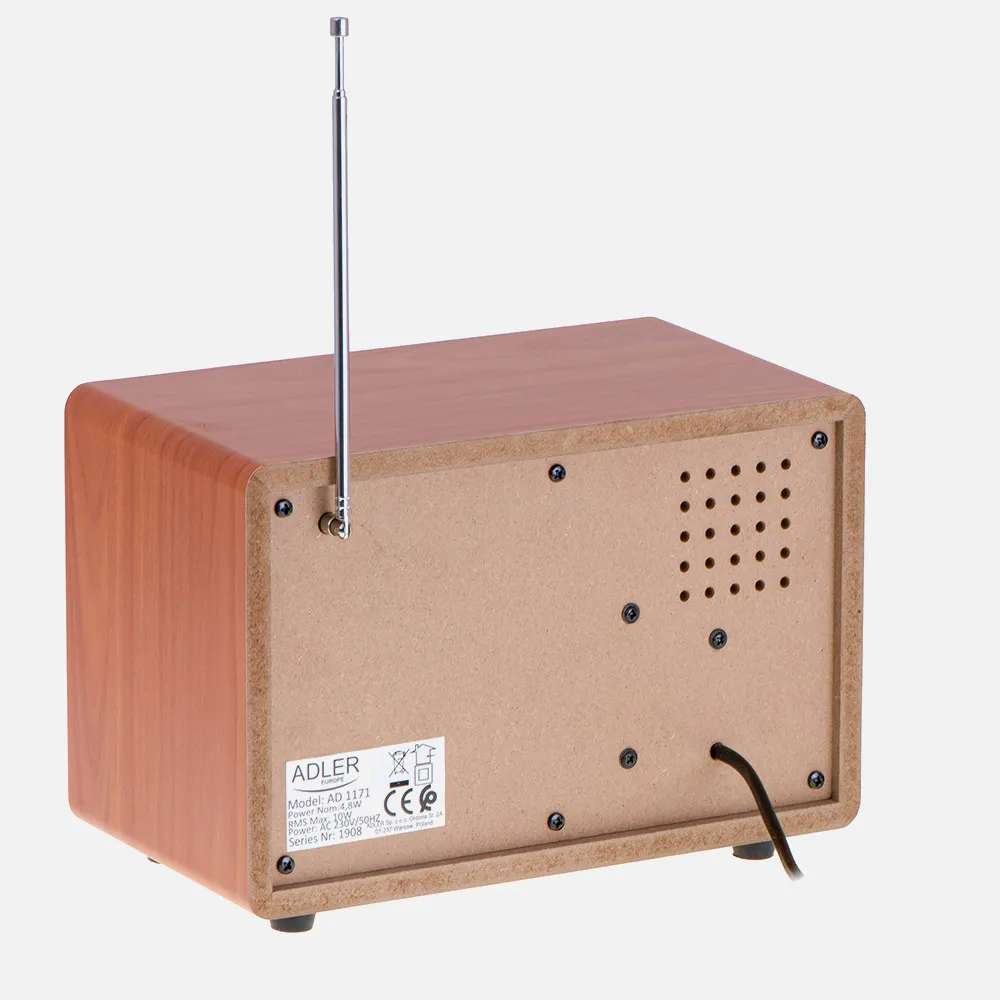 Radio Retro C/bluetooth Am/fm Ajuste Graves/agudos Conex. Inalambrica Telefono Tablet O Pc
