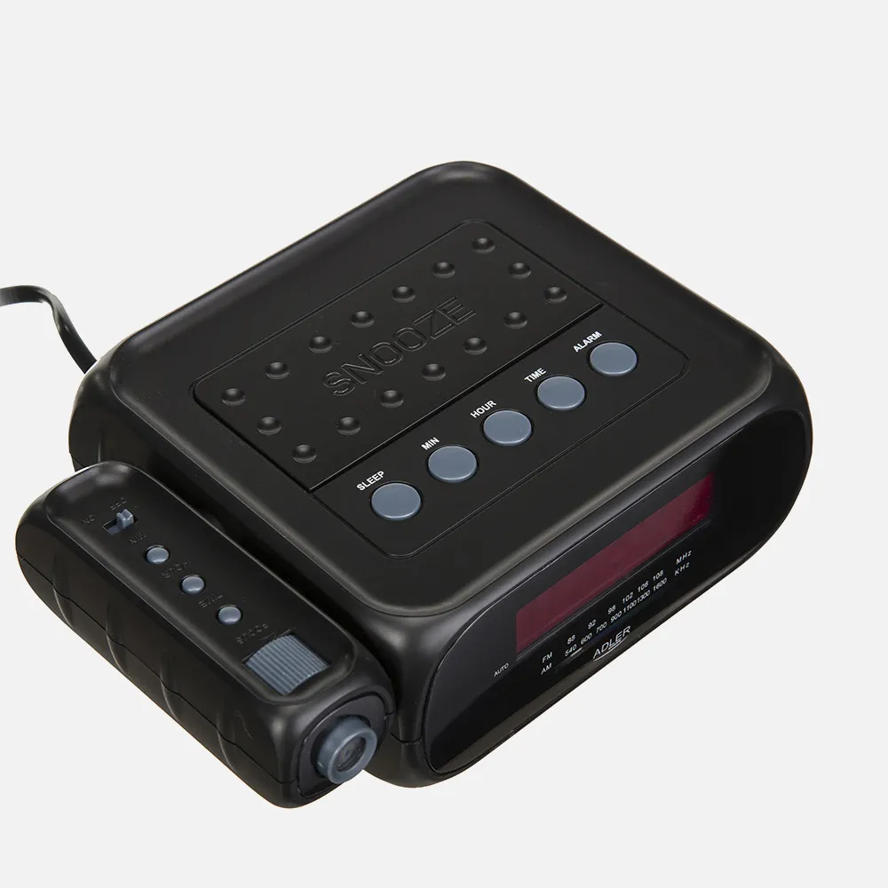 Radio Reloj C/proyector 160º Pantalla Led 70x20mm Am/fm C/altavoz Despertador Musica/tono