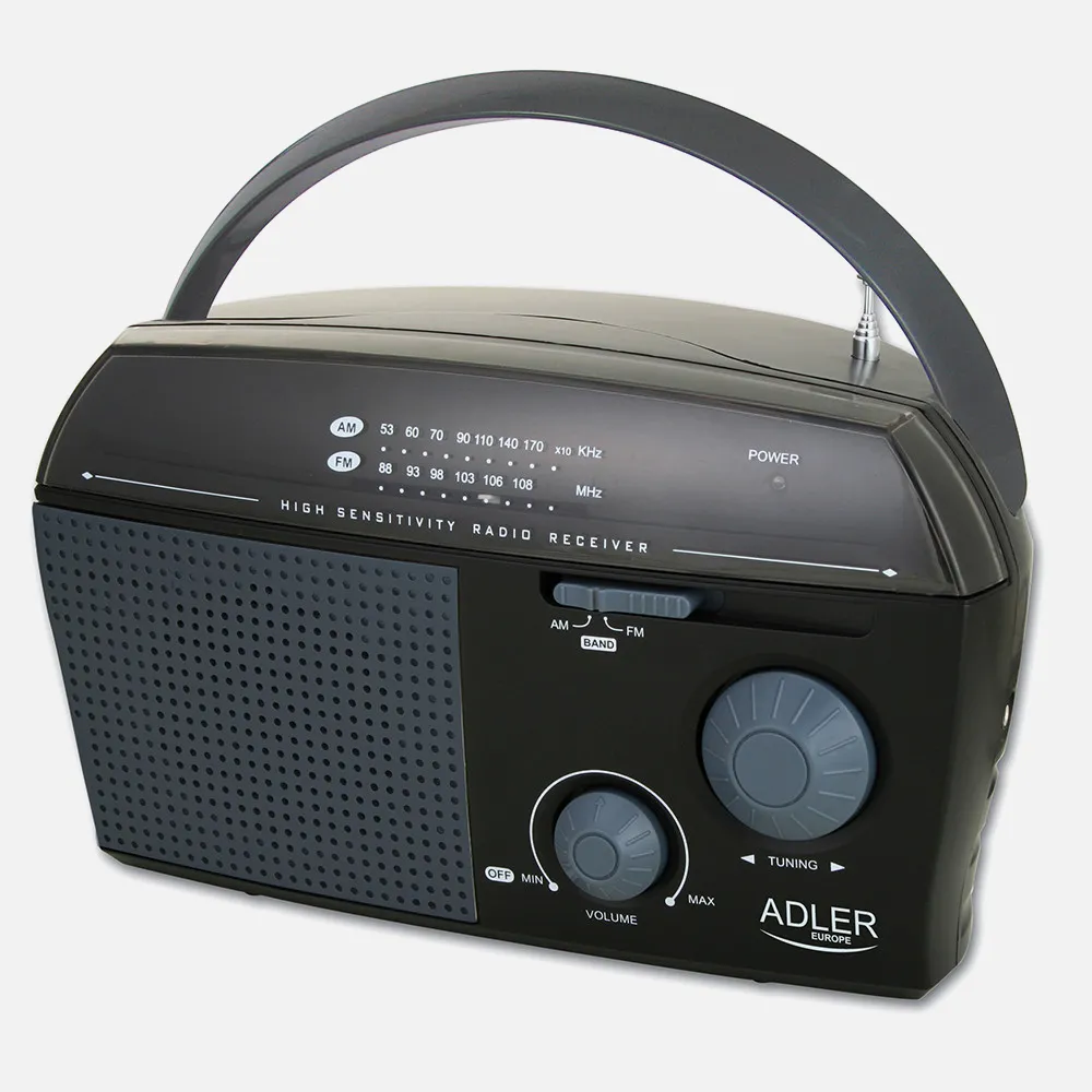 Radio Am/fm Salida Auriculares Antena Telescopica Pilas Y Cable Alimentacion