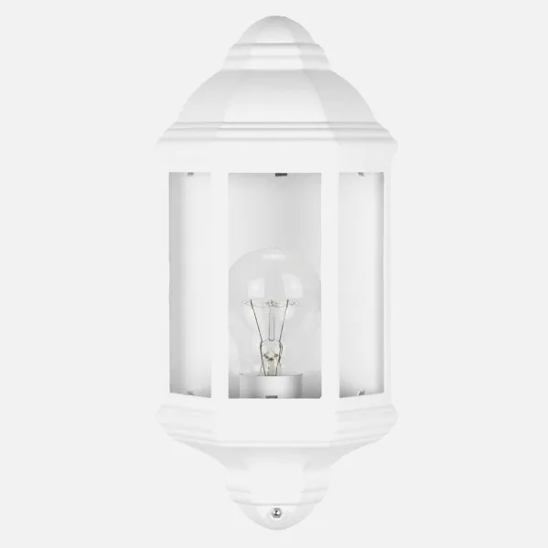 Outdoor Wall Light Aluminium Shaula 1xe27 White Ip44 36,5x16,5x9,5 Cm