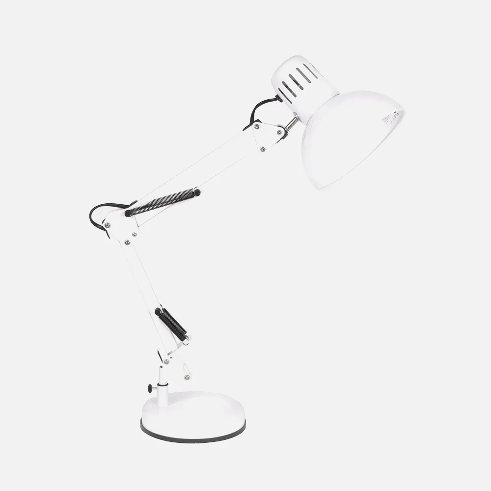 140371001 - Lâmpada de mesa articulada Rutilo 1xe27 Branco 57x39x15 Cm