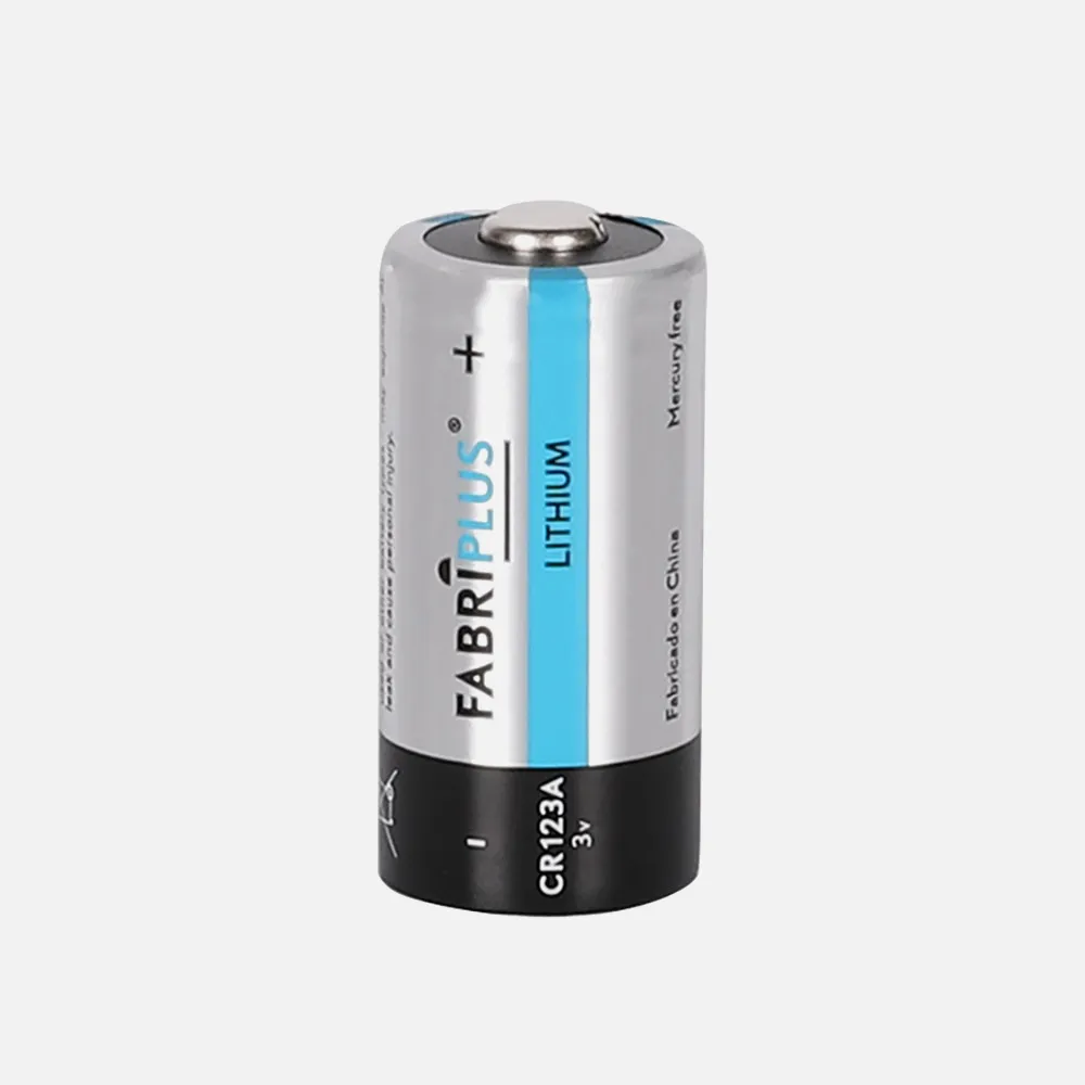 Blister 1 Pila Cr123a 3v Fabriplus Litio 11,5x8,5x1,8 Cm