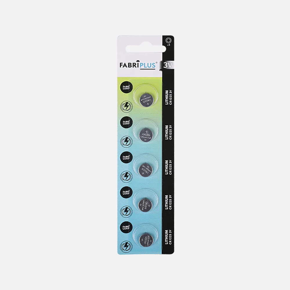 1432CR1225 - Pila Boton Cr1225 3v Fabriplus Litio 20x5x0,4 Cm