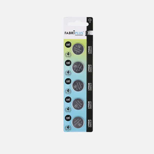 Button Battery Cr2016 3v Fabriplus Lithium  20x5x0,4 Cm