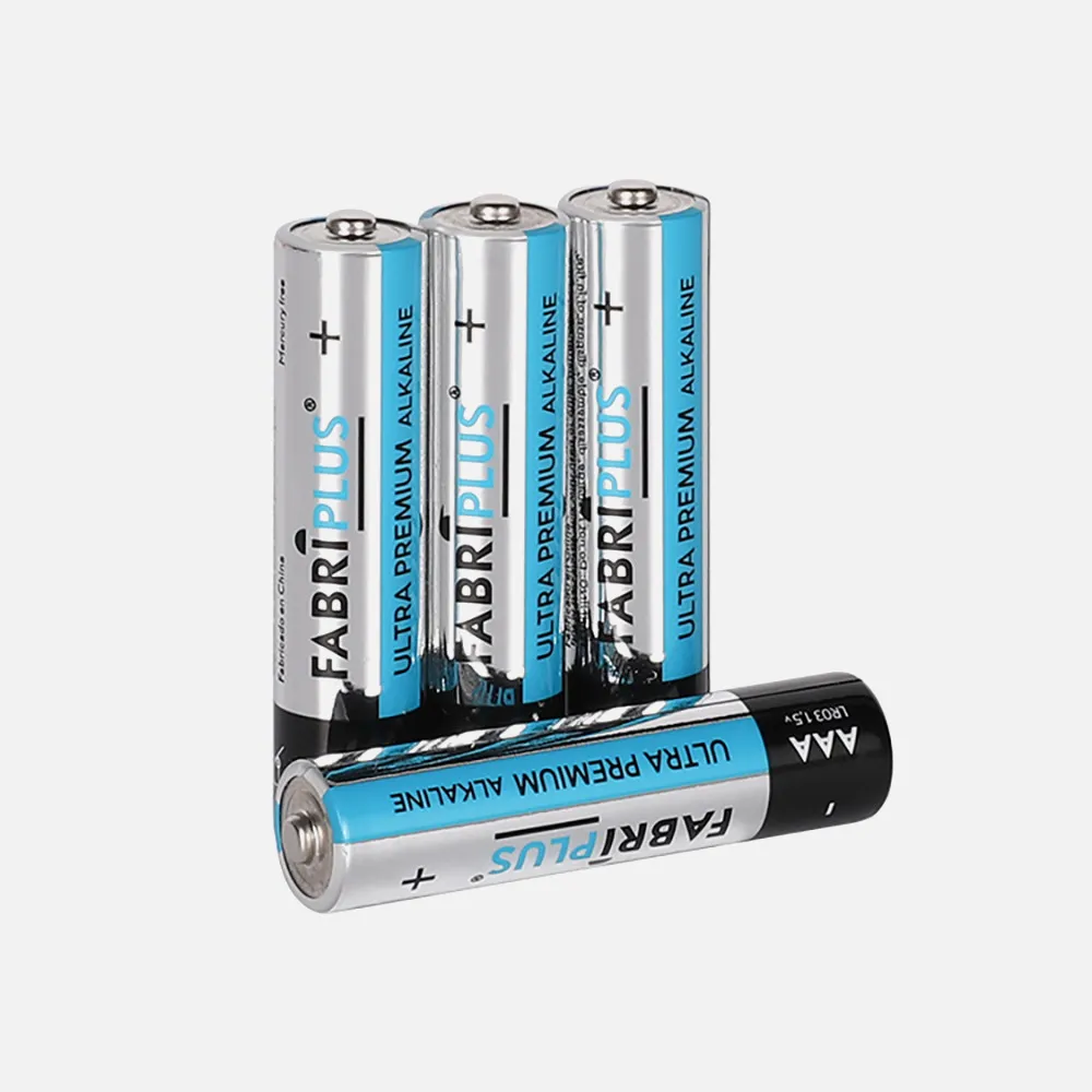 Blister 4 Pilas Aaa/lr03 1,5v Fabriplus Alcalina  Ultradig 11,5x8,5x1,2 Cm 0%mercurio