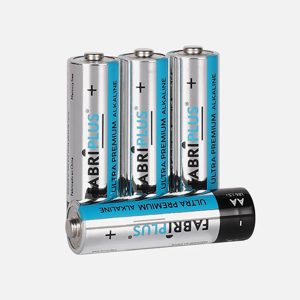 Blister 4 Pilas Aa/lr6 1,5v Fabriplus Alcalina Ultradigital 0%mercurio11,5x8,5x1,5 Cm