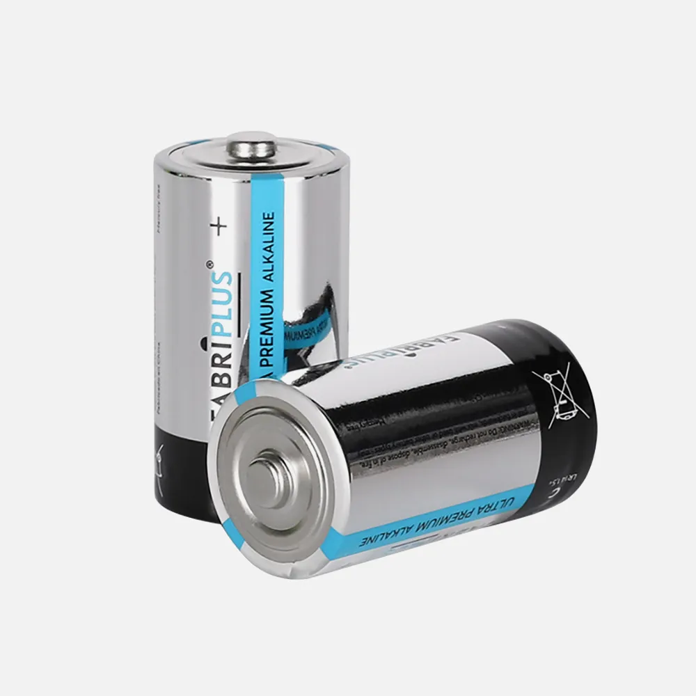 Blister 2 Pilas C/lr14 1,5v Fabriplus Alcalina Ultradigital 0%mercurio 11,5x8,5x2,6 Cm