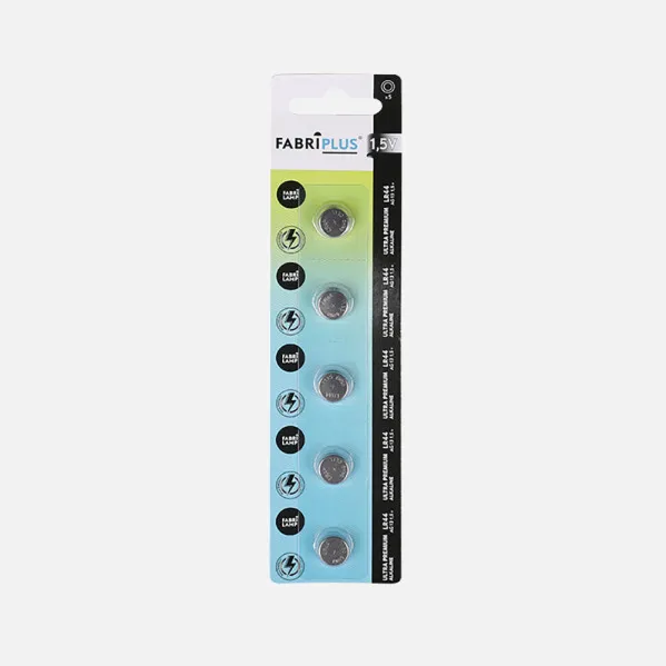 Button Battery Lr44 1,5v Fabriplus Alkaline 20x15x0,8 Cm