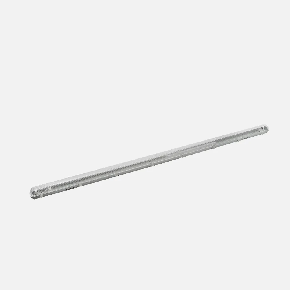 Pantalla Estanca 150cm Lines  Para Led 1xt8 Ip54 Gris/transparente 158x7,8x6 Cm