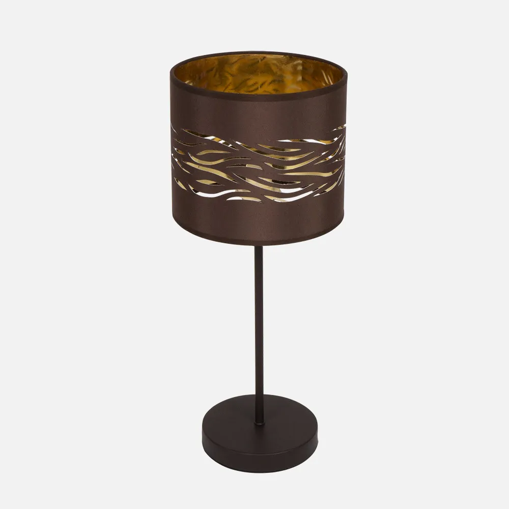 157771077 - Sobremesa Niebla 1xe14 Marron/marron-oro 43x17x17 Cm