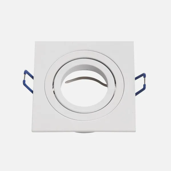 Recessed downlight Orient.cenote 1xgu10 Square White 2x9,2x9,2 Cm 8 Of Cut-out. C/lamp holder