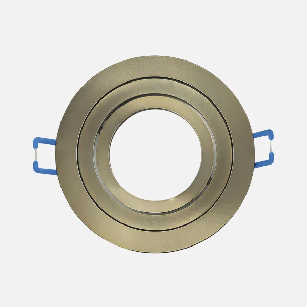 Cenote Recessed Adjustable Cenote 1xgu10 Recessed Round Leather 2x9,2x9,2 Cm 8 Corte.w / suporte de lâmpada