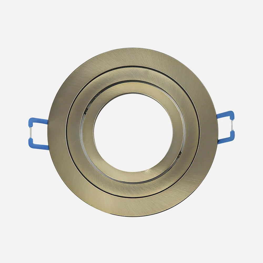 14348RE14 - Cenote Recessed Adjustable Cenote 1xgu10 Recessed Round Leather 2x9,2x9,2 Cm 8 Corte.w / suporte de lâmpada