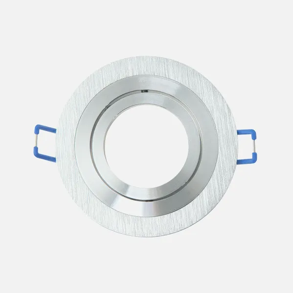 Recessed downlight Orient. Cenote 1xgu10 Round Alum/crom 2x9,2x9,2 Cm 8 Of Cut-out.c/lamp holder