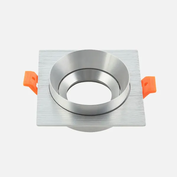Empotrable Orient.son Doong 1xgu10 Cuadrado Alu/cr 1,5x9,2x9,2 Cm 8 De Corte.c/portalampara