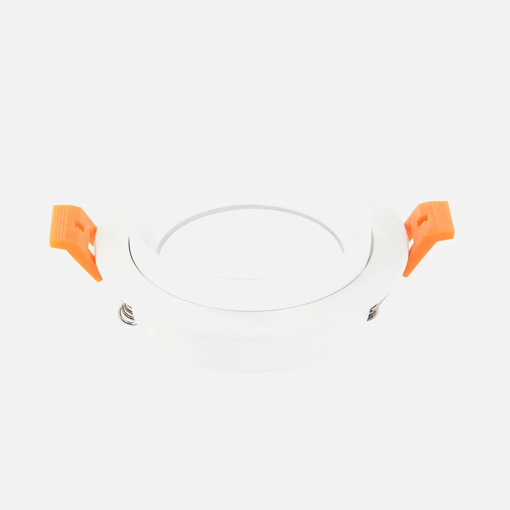 14358RE01 - Recessed downlight Orient.They are Doong 1xgu10 Round White 1,5x9,2x9,2 Cm 8 Of Cut-out.c/lamp holder