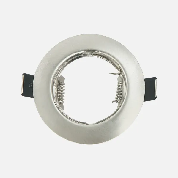 Recessed downlight  Magura 1xgu10  Round Nickel 2,5x8x8 Cm Cut-out 6 Lamp holder Included