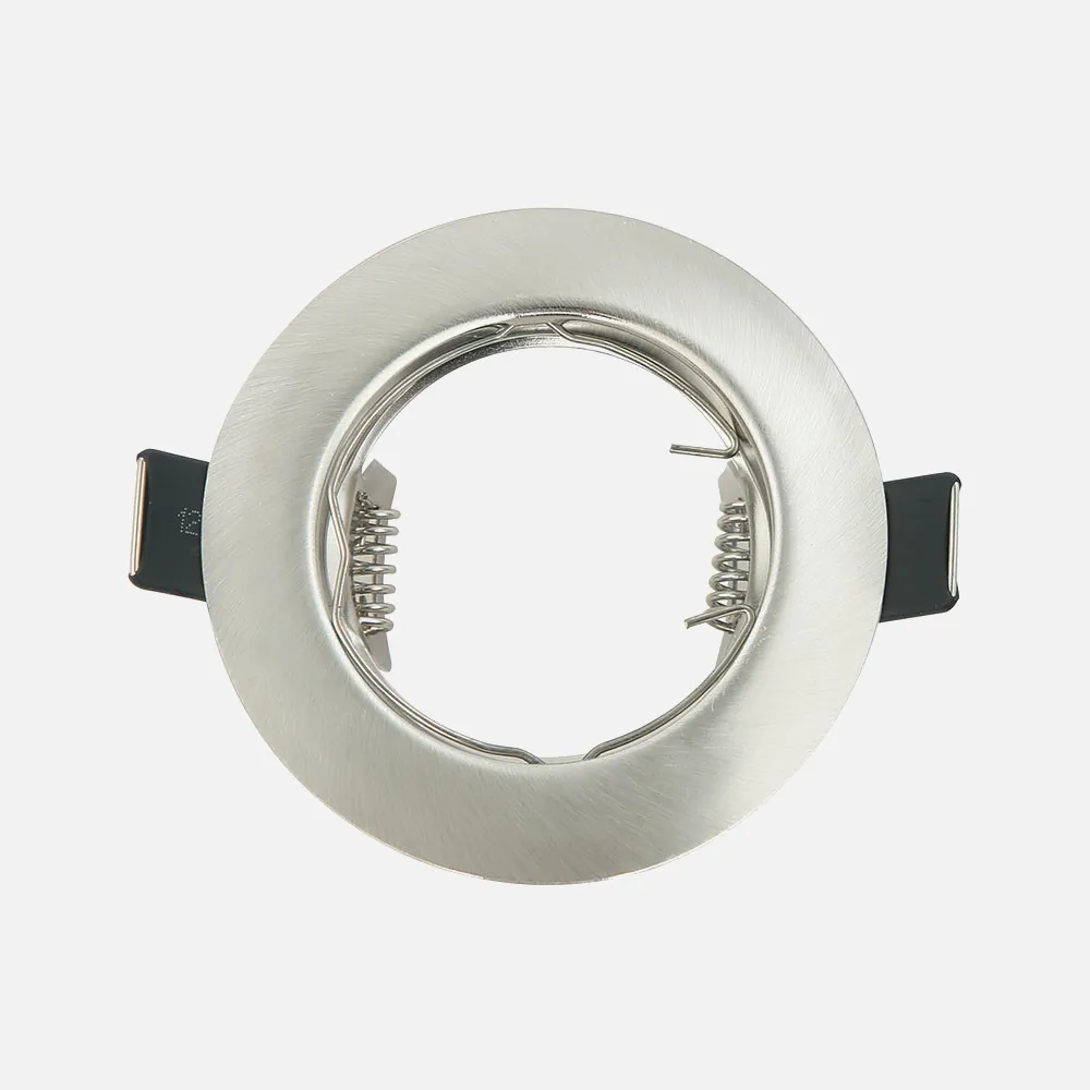 14428FR03 - Recessed downlight  Magura 1xgu10  Round Nickel 2,5x8x8 Cm Cut-out 6 Lamp holder Included