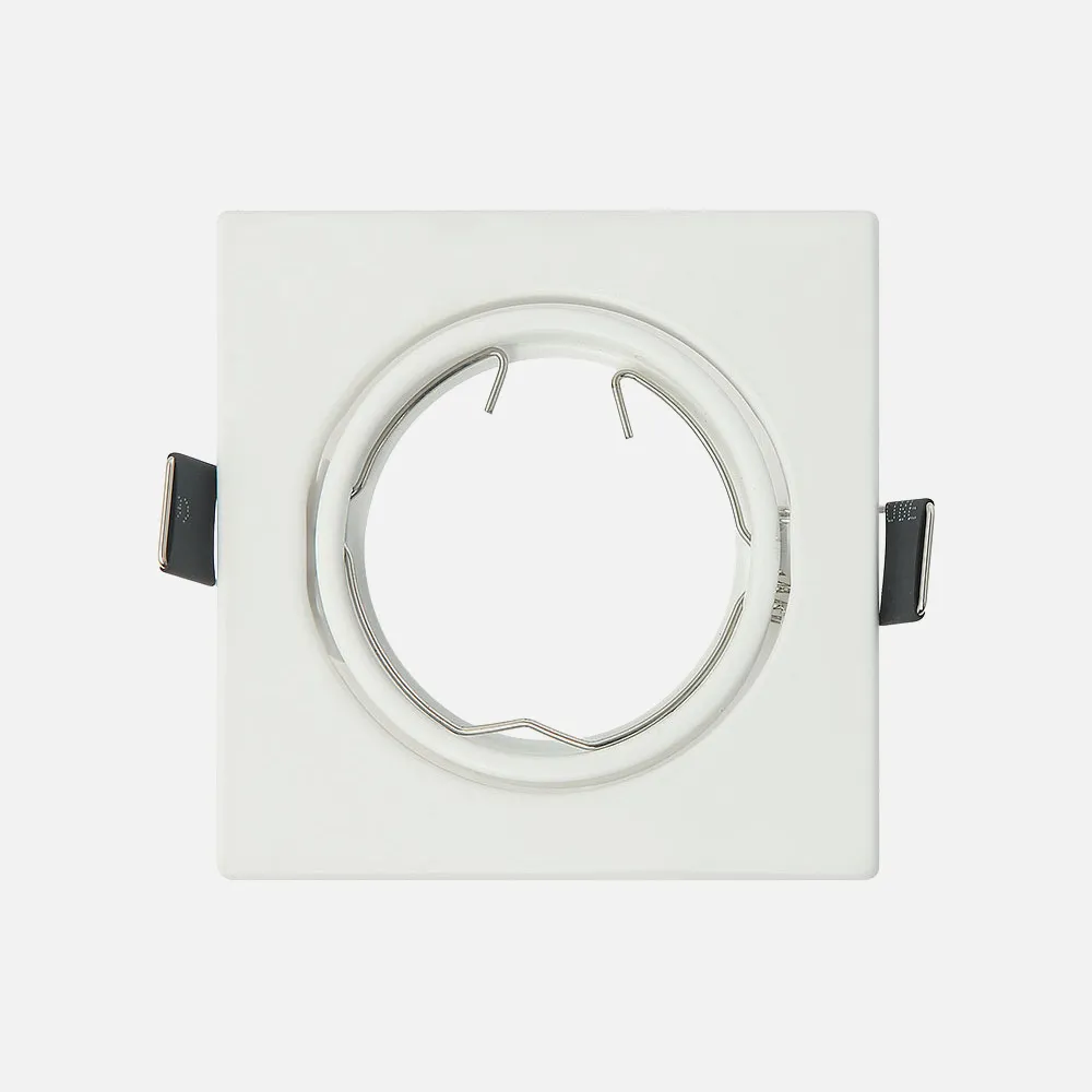 14428OC01 - Recessed Orient. Magura 1xgu10 Quadrado Branco 2,5x8,2x8,2 Cm Corte 7 Lampholders Incluído